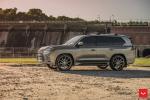 Lexus LX570 on Vossen Wheels (HF-3) (Nebula Gray Pearl) 2019 года
